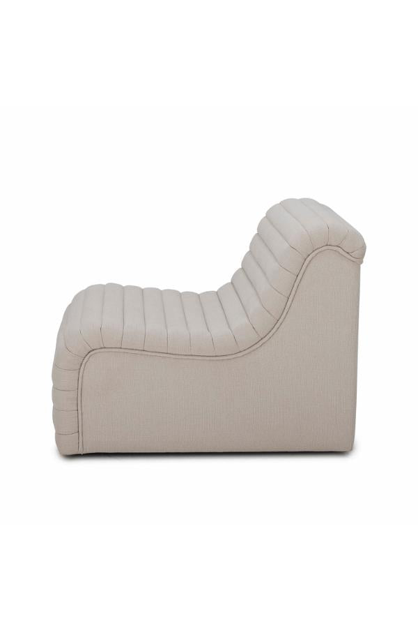 Bloomingville Allure Lounge Chair, Nature, Polyester