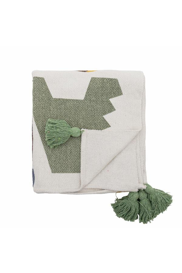 Bloomingville Mini Memmo Throw, Multi, Recycled Cotton