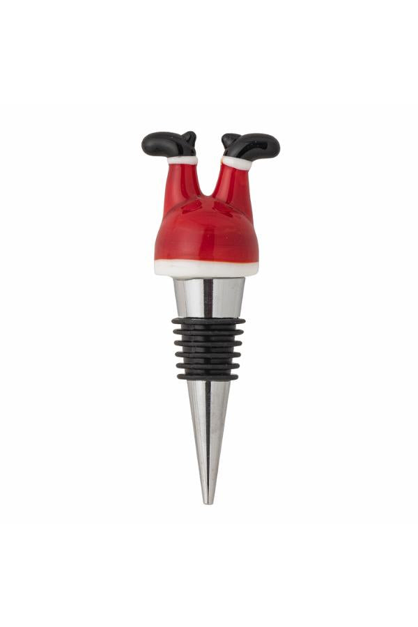 Bloomingville Lynn Wine Stopper, Red, Glass