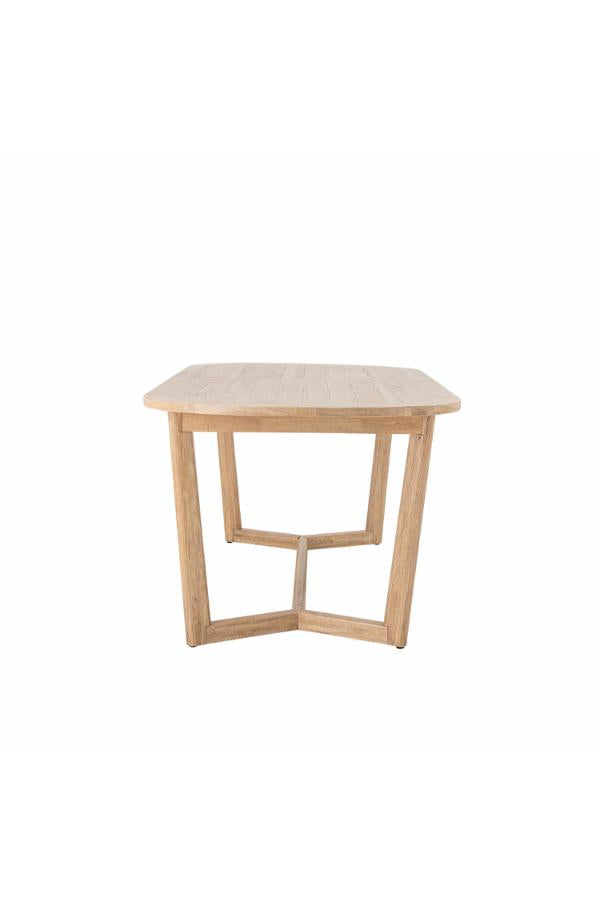 Creative Collection Serrone Dining Table, Nature, Rubberwood