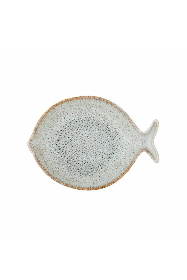 Creative Collection Fleur Serving Plate, Nature, Stoneware