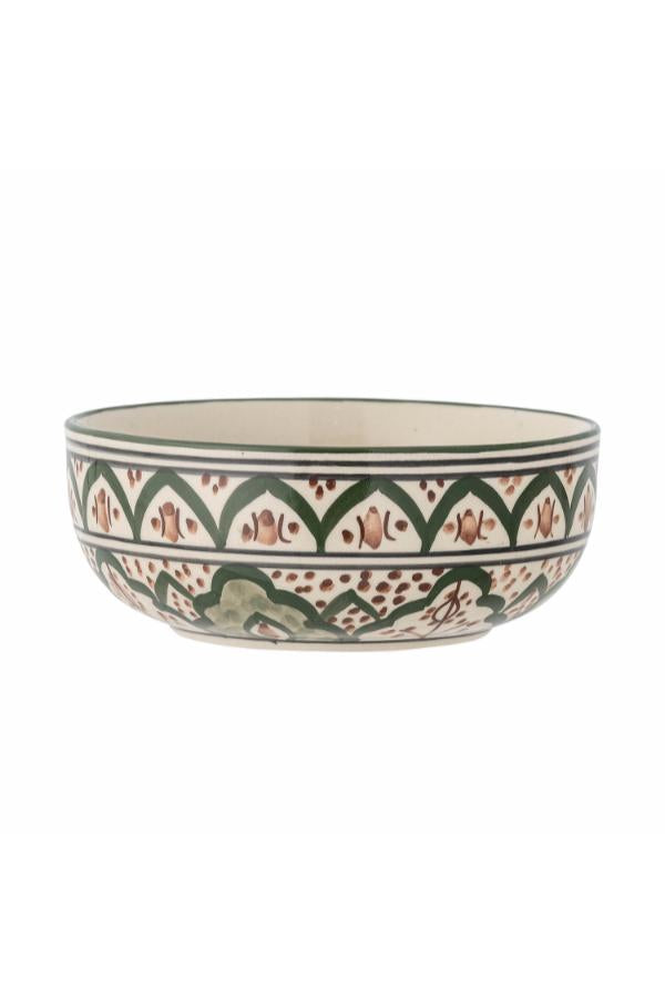 Creative Collection Karlie Bowl, Green, Stoneware