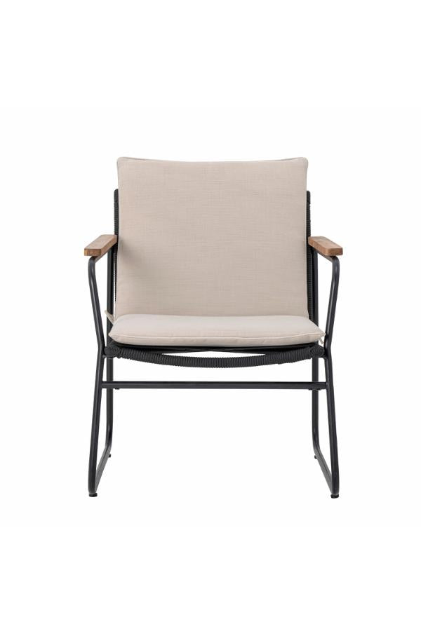 Bloomingville Hampton Lounge Chair, Black, Metal