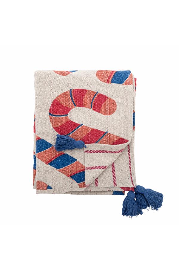 Bloomingville Candice Throw, Multi, Recycled Cotton