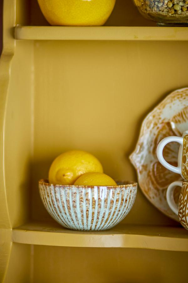 Creative Collection Fleur Bowl, Nature, Stoneware