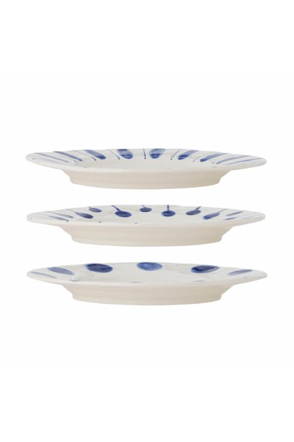 Creative Collection Linora Plate, Blue, Stoneware