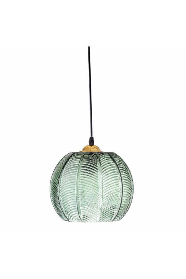Bloomingville Adar Pendant Lamp, Green, Glass