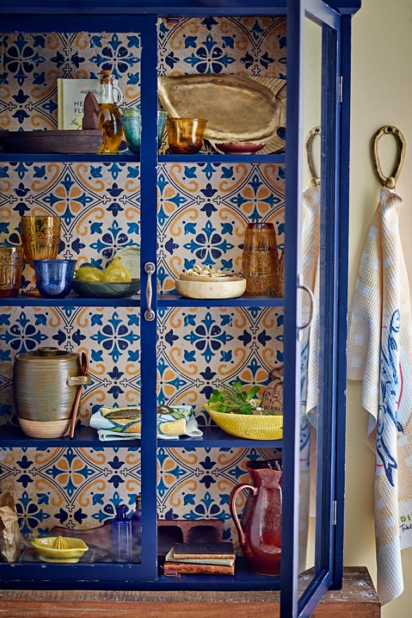 Creative Collection Hazem Cabinet, Blue, Firwood
