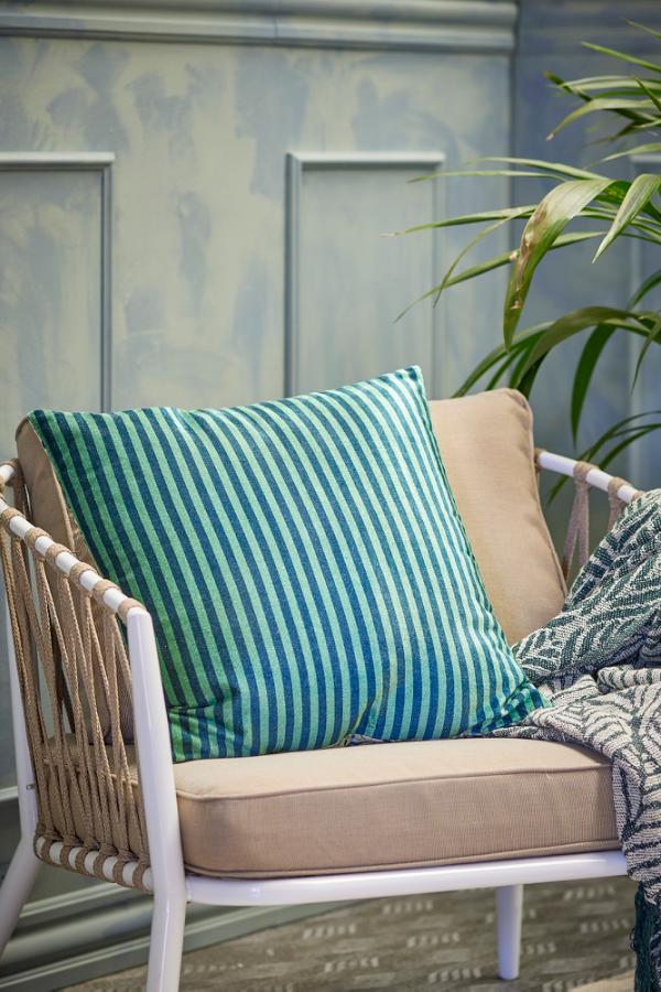 Creative Collection Adia Cushion, Green, Viscose