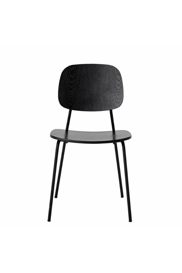 Bloomingville Monza Dining Chair, Black, Plywood