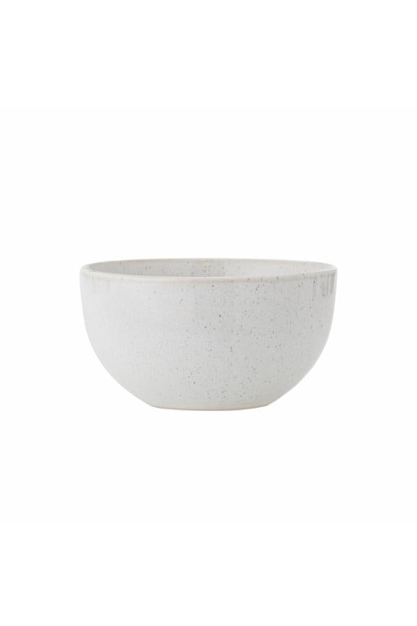 Bloomingville Addison Bowl, White, Stoneware
