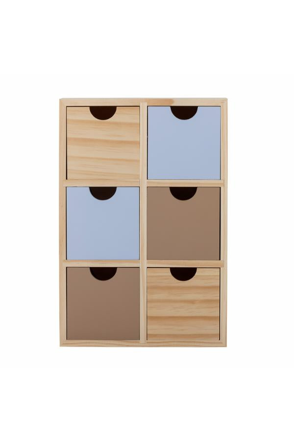 Bloomingville Mini Calle Storage Box, Multi, FSC®100%, Pine