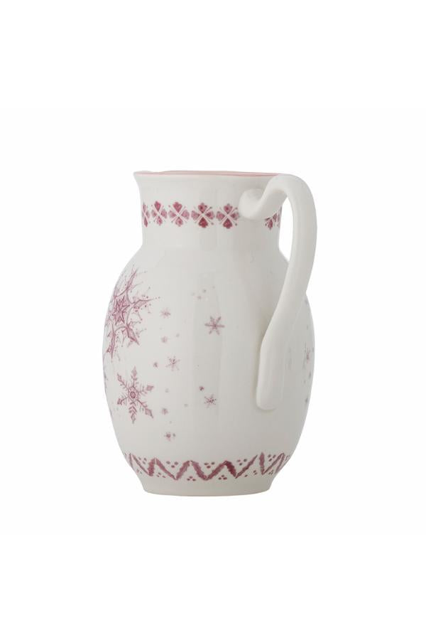 Bloomingville Wonderland Jug, Rose, Stoneware