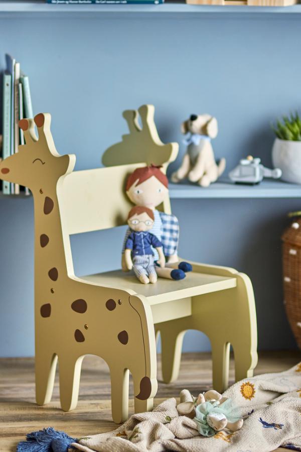 Bloomingville Mini Ibber Chair, Multi, FSC®100%, MDF