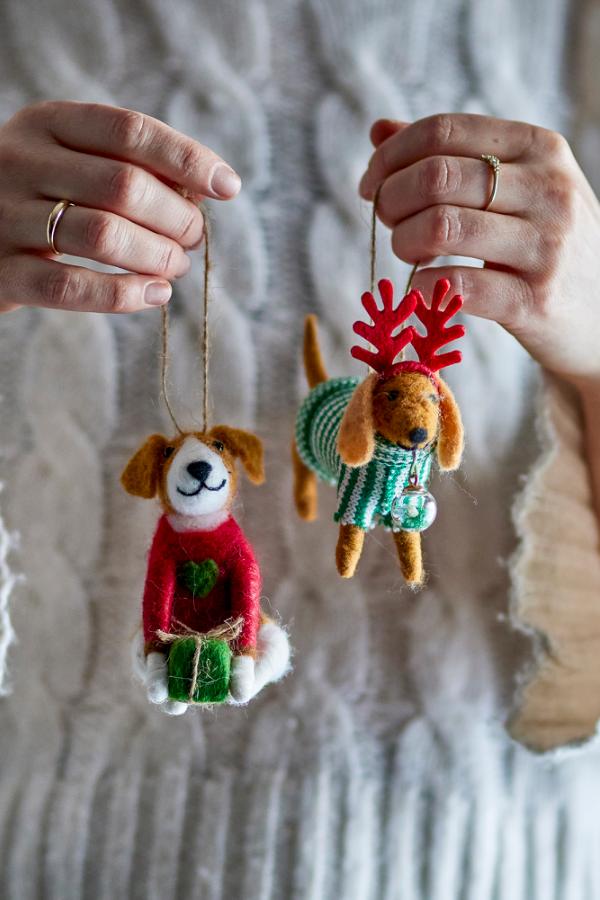 Bloomingville Monty Ornament, Multi, Wool
