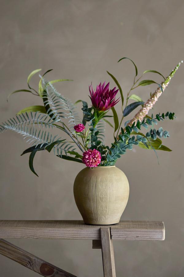 Bloomingville Taym Deco Vase, Nature, Terracotta
