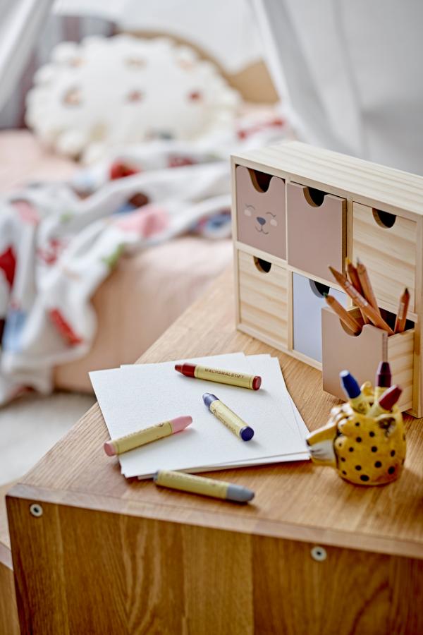Bloomingville Mini Calle Storage Box, Multi, FSC®100%, Pine