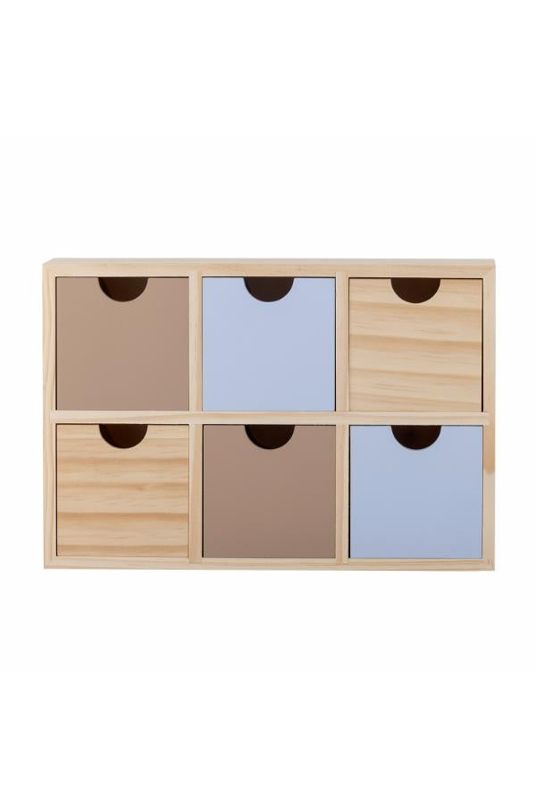 Bloomingville Mini Calle Storage Box, Multi, FSC®100%, Pine