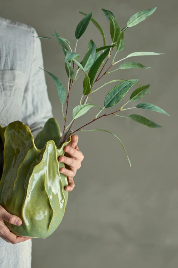 Bloomingville Eucalyptus Stem, Green, Artificial Flowers