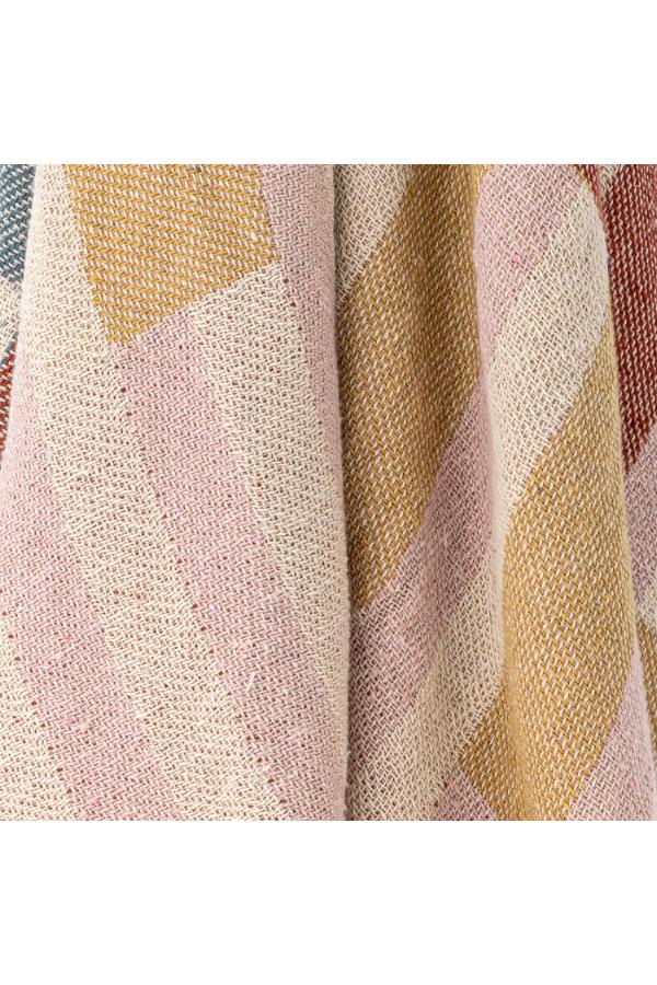 Bloomingville Lane Throw, Multi, Recycled Cotton