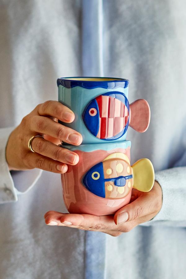 Bloomingville Willy Cup, Multi, Stoneware
