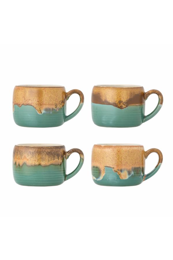 Bloomingville Sheen Cup, Green, Stoneware