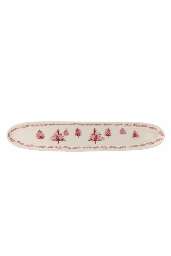 Bloomingville Wonderland Serving Plate, Rose, Stoneware