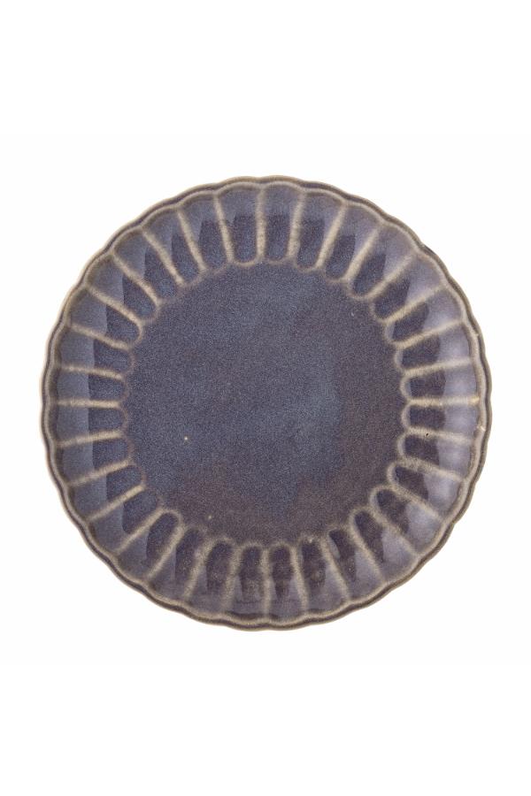 Bloomingville Latina Plate, Purple, Stoneware