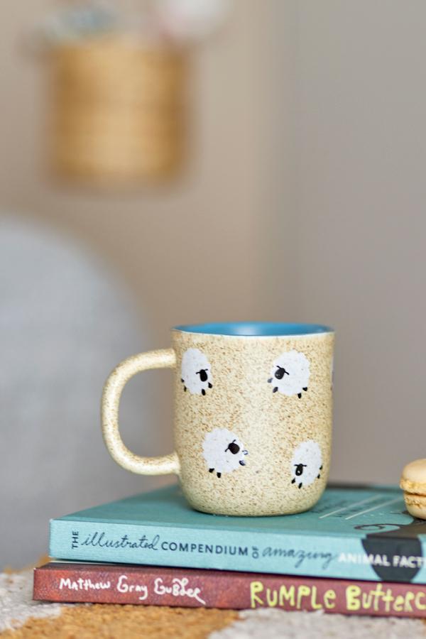 Bloomingville Mini Dolly Cup, Nature, Stoneware