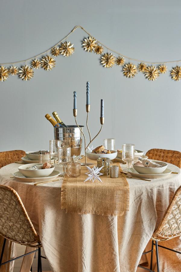 Bloomingville Terni Table Cloth, Nature, Linen OEKO-TEX®
