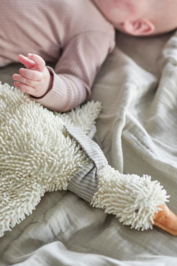 Bloomingville Mini Gaspard Soft toy, White, Polyester