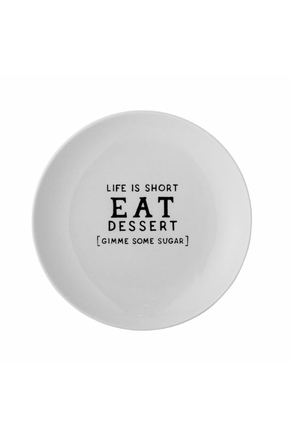 Creative Collection Wendy Plate, White, Stoneware