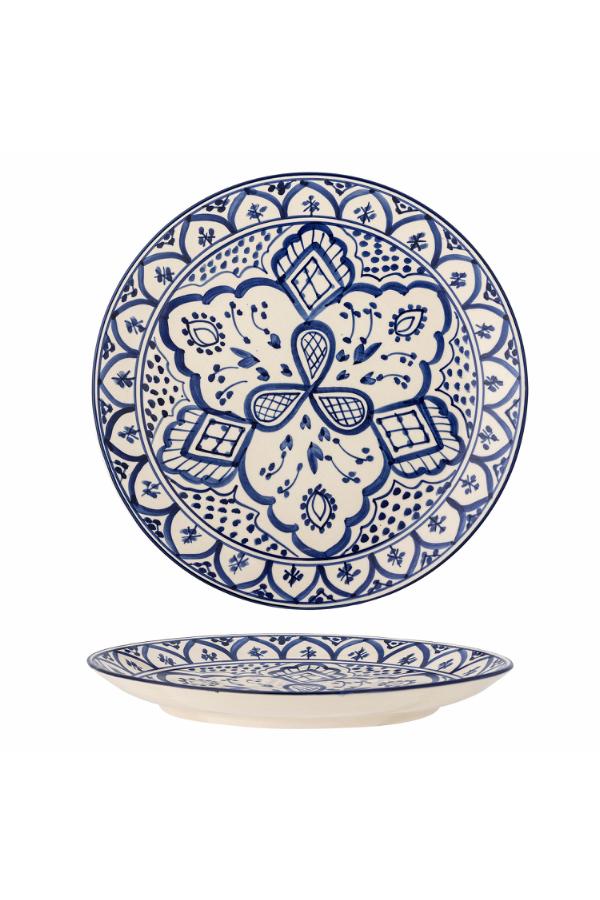 Creative Collection Karlie Plate, Blue, Stoneware