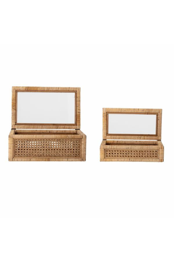 Bloomingville Lally Box w/Lid, Nature, Rattan