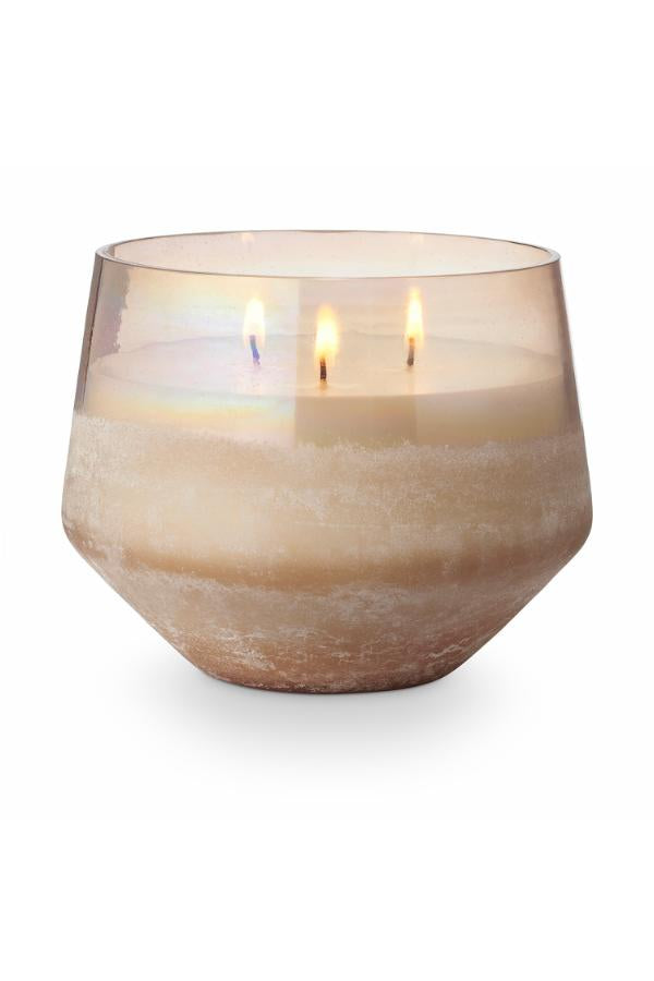 Illume Coconut Milk Mango Baltic Glass Candle, Rose,