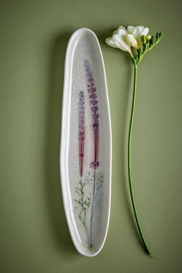Bloomingville Bea Serving Plate, Nature, Stoneware
