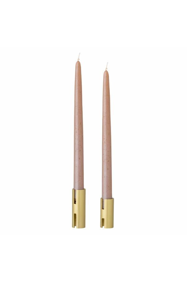 Bloomingville Hatice Candle Holder, Gold, Metal