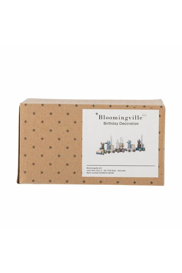 Bloomingville Mini Junaid Birthday Decoration, Multi, FSC®100%, MDF