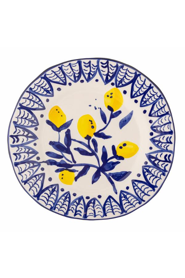 Creative Collection Maxima Plate, Blue, Stoneware