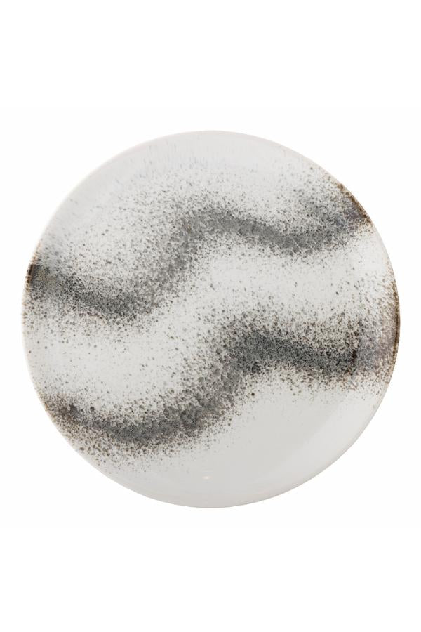 Bloomingville Paula Plate, Grey, Stoneware