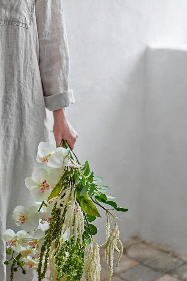 Bloomingville Reed Stem, White, Artificial Flowers