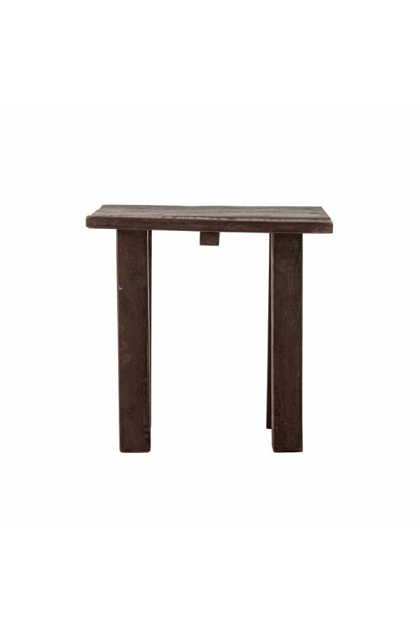 Creative Collection Porir Pedestal, Brown, Reclaimed Wood