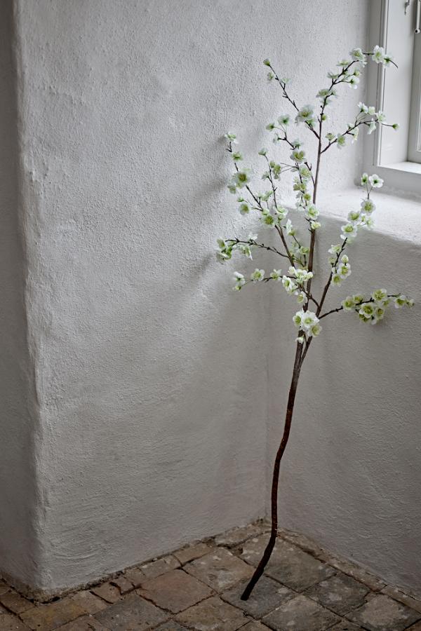 Bloomingville Apple Branch, White, Artificial Flowers