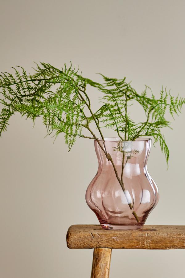 Creative Collection Tava Vase, Rose, Glass