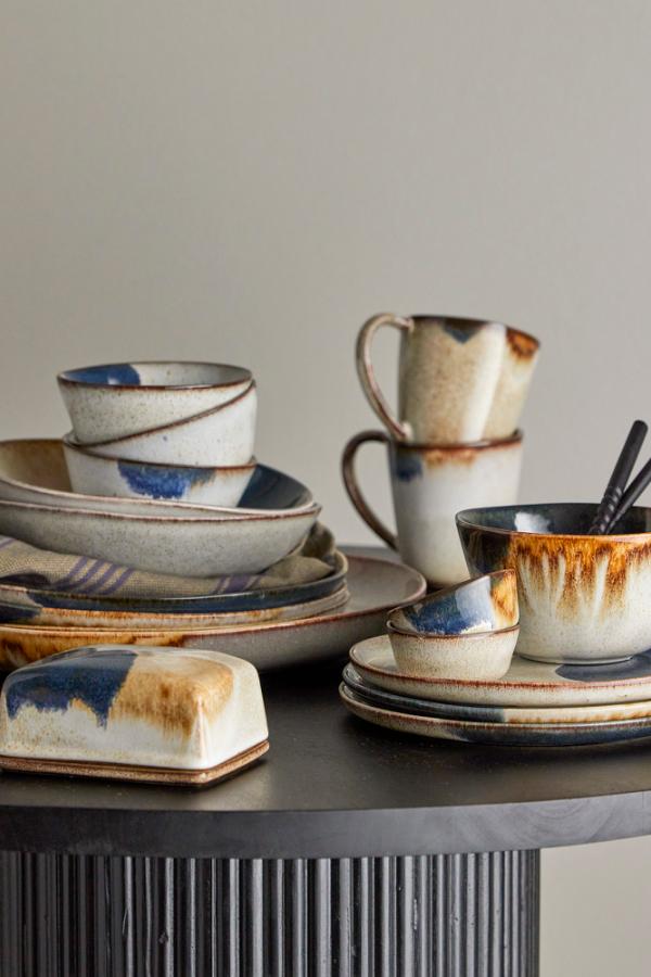Bloomingville Jules Mug, Blue, Stoneware