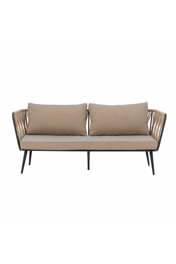 Bloomingville Pavone Sofa, Brown, Metal