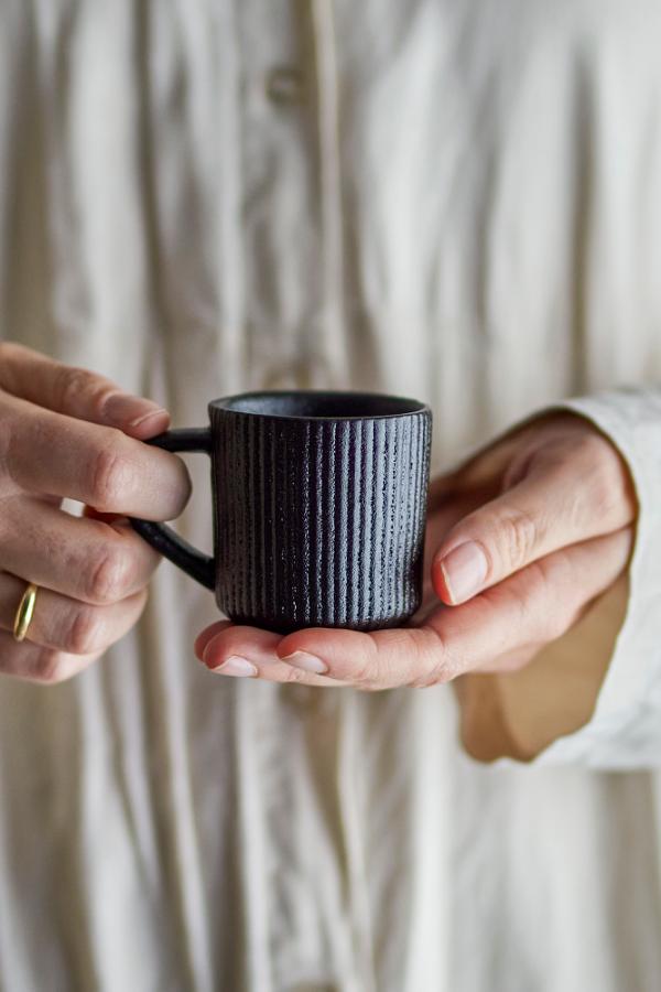 Bloomingville Neri Espresso Cup, Black, Stoneware