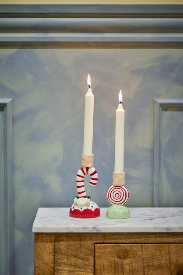 Bloomingville Leiani Candle Holder, Multi, Ceramic