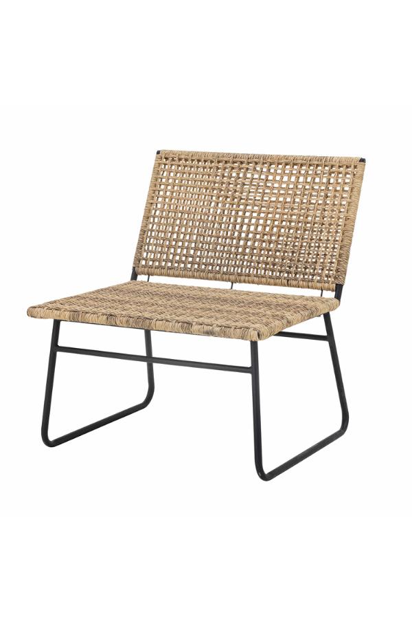 Bloomingville Vallone Lounge Chair, Nature, Polyrattan