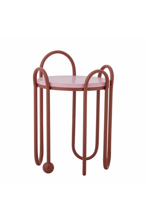 Bloomingville Whimsica Side Table, Red, Metal